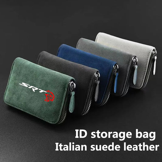 StreetStyz© Suede Leather Portable Card Storage Bag