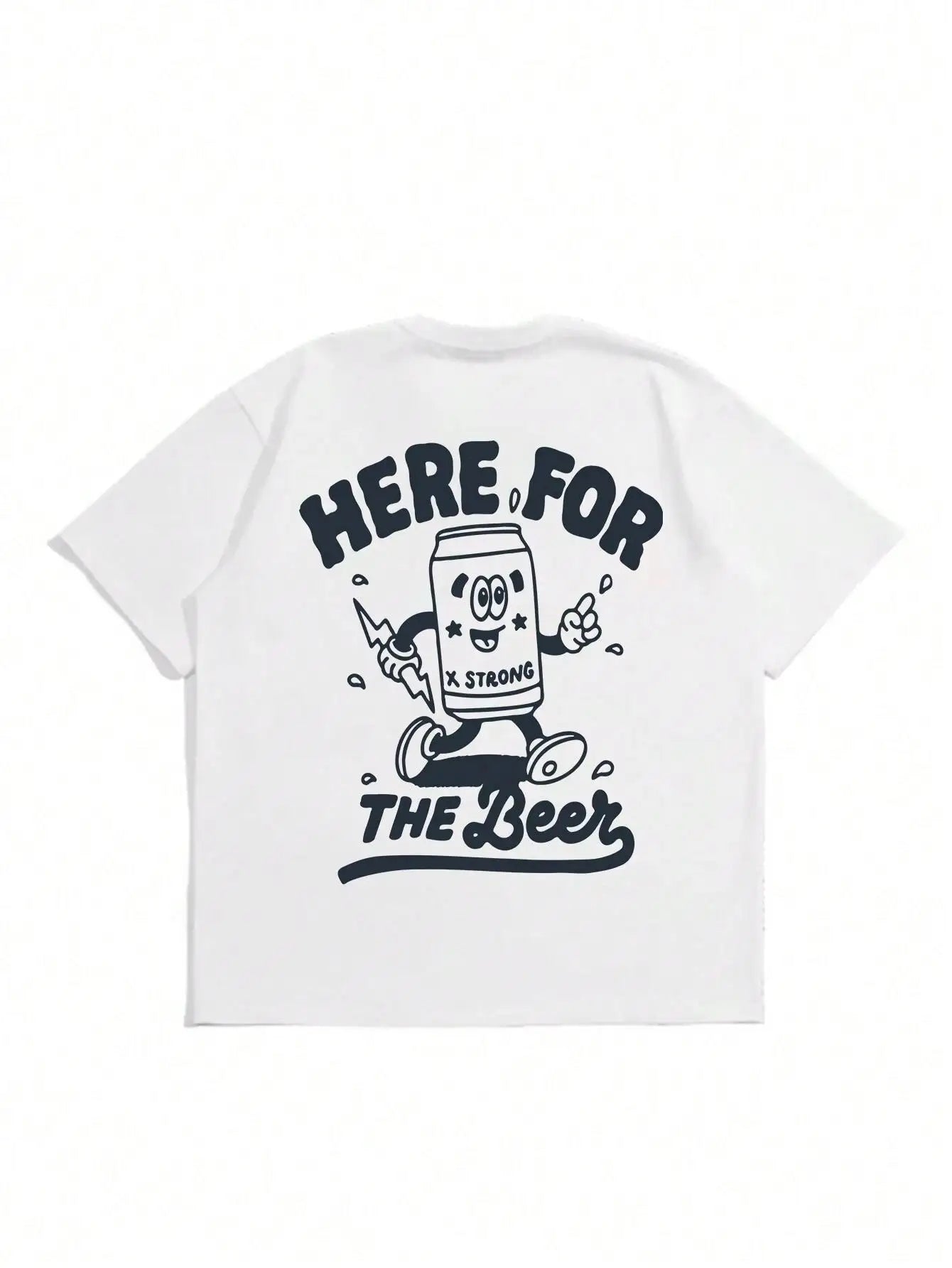 Letter Art Print Design Printed Boy Tshirt Lovely Street T Shirts Outdoor Design T-Shirt Holiday Loose Fitting Short Sleeved