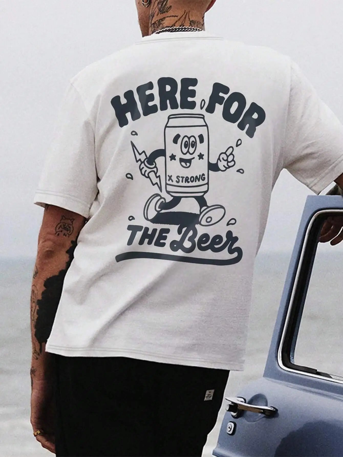 Letter Art Print Design Printed Boy Tshirt Lovely Street T Shirts Outdoor Design T-Shirt Holiday Loose Fitting Short Sleeved